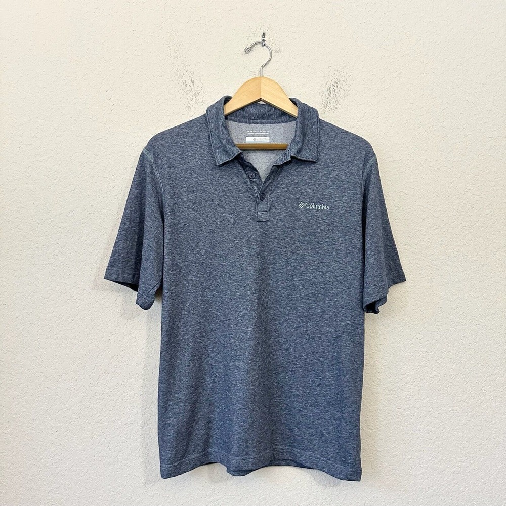 COLUMBIA Omni-Wick Advanced Evaporation Polo Shirt Bluish Grey
